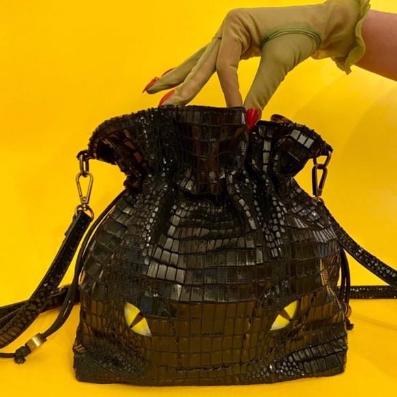 Helena Garcia Witches Monster Eye Satchel 👉FLAW👈 - Picture 1 of 9
